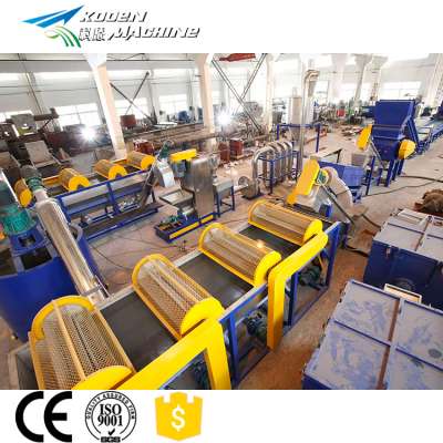 Good reputation pet bottles recycle polyester staple fiber making machine cover zig zag air classify system